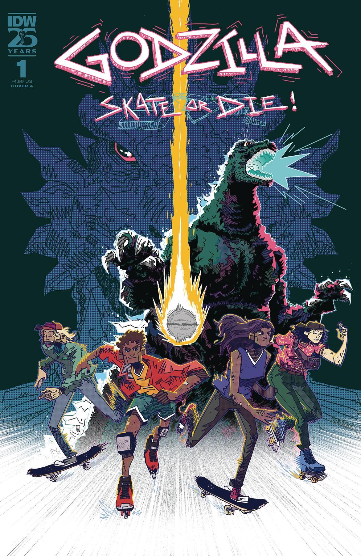 Godzilla Skate Or Die #1 Cvr A Joyce Idw-prh Comic Book