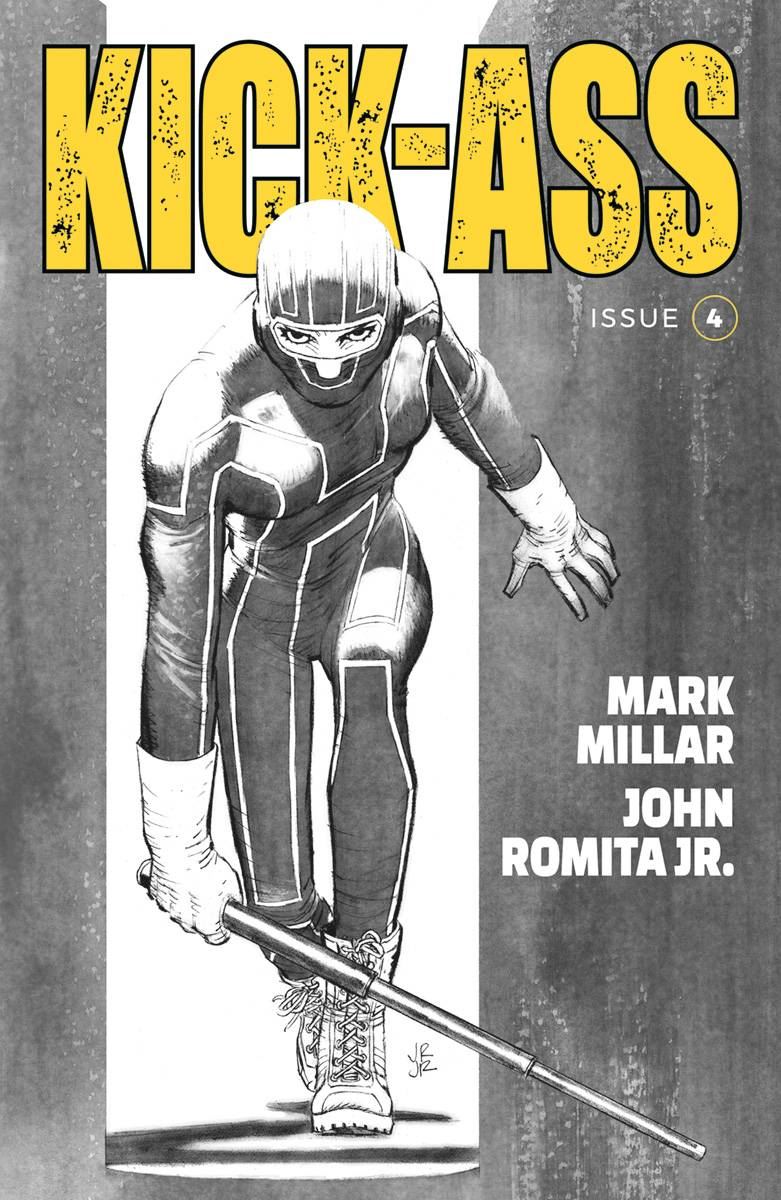 Kick-ass #4 Cvr B B&w Romita Jr (Cvr B B&w Romita Jr) Image Comics Comic Book