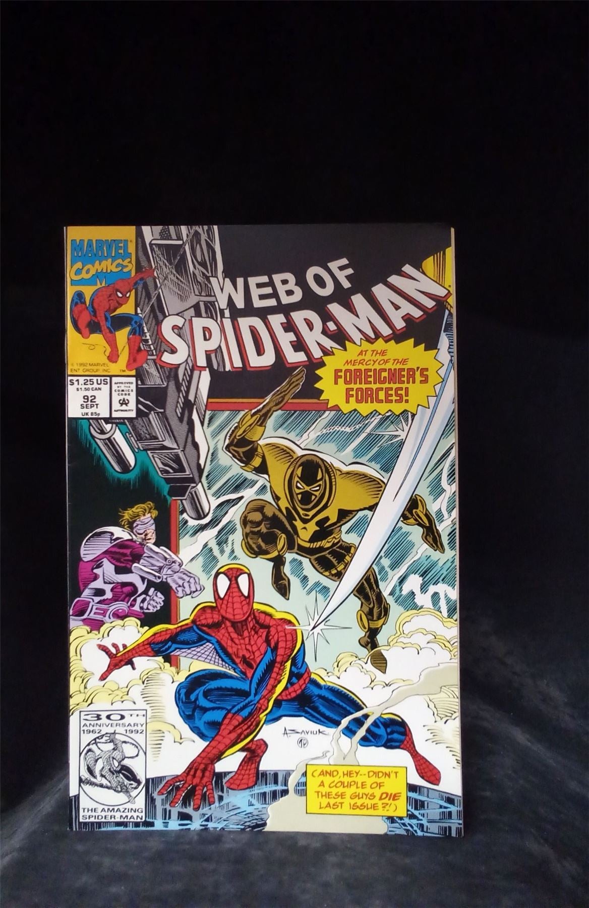 Web of Spider-Man #92 1992 Marvel Comics Comic Book
