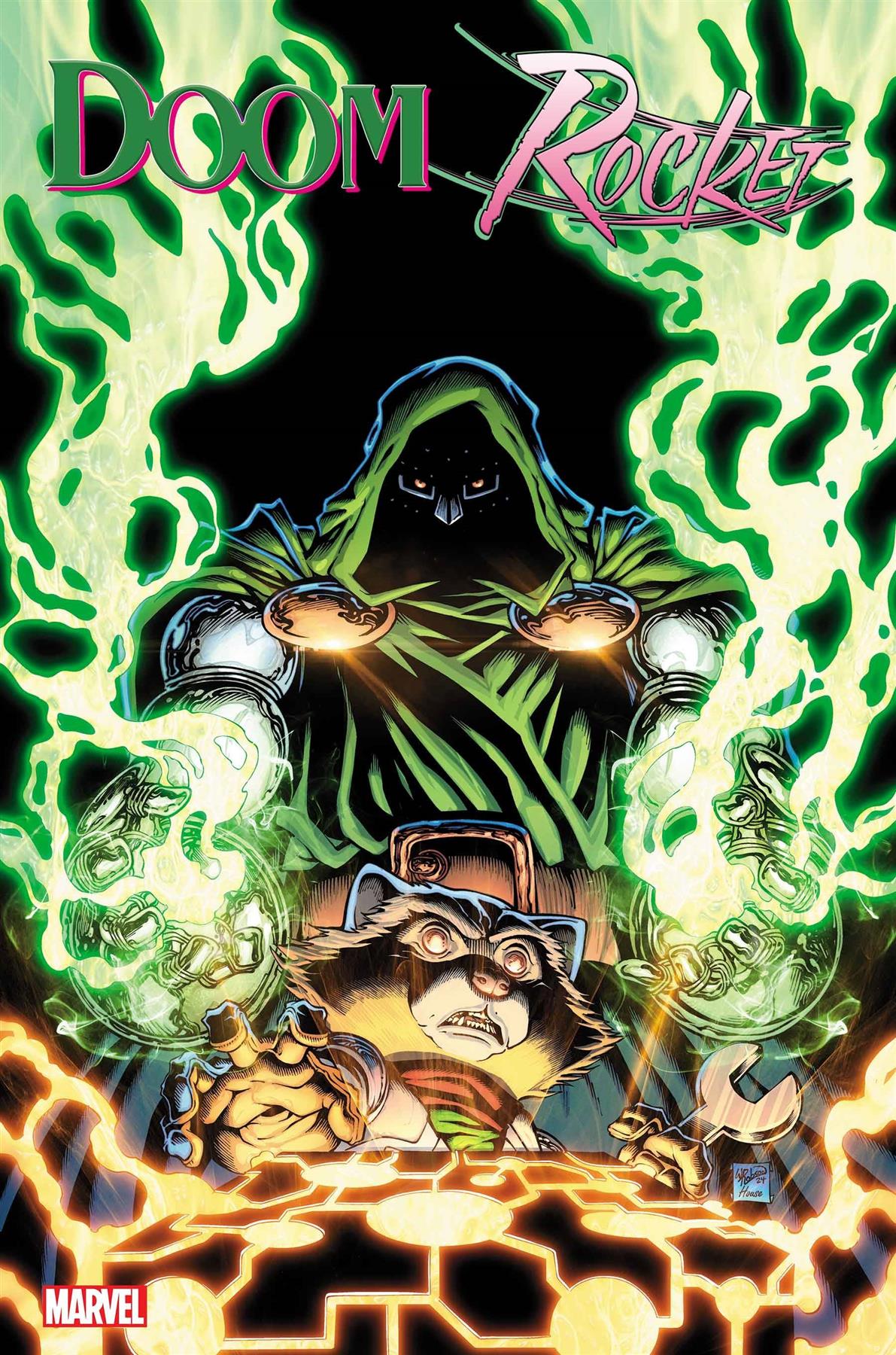 Doctor Doom & Rocket Raccoon #1 Will Robson Var Marvel Prh Comic Book 2025