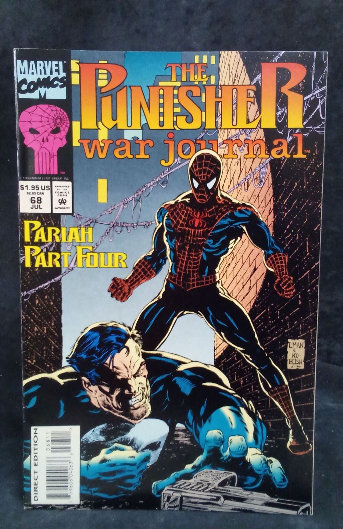 The Punisher War Journal #68 1994 Marvel Comics Comic Book