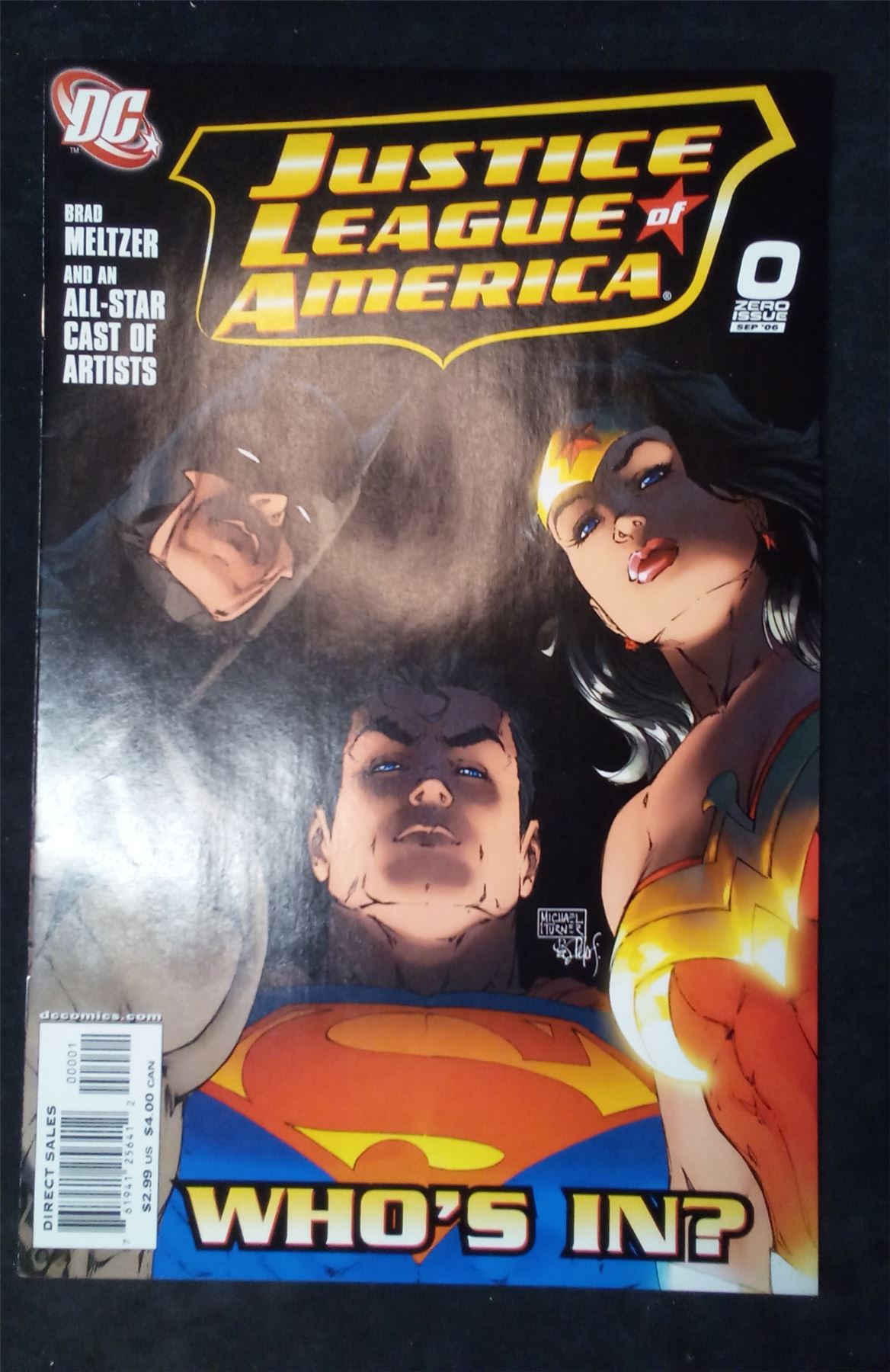 Justice League of America #0 Michael Turner Cover 2006 dc-comics Comic Book