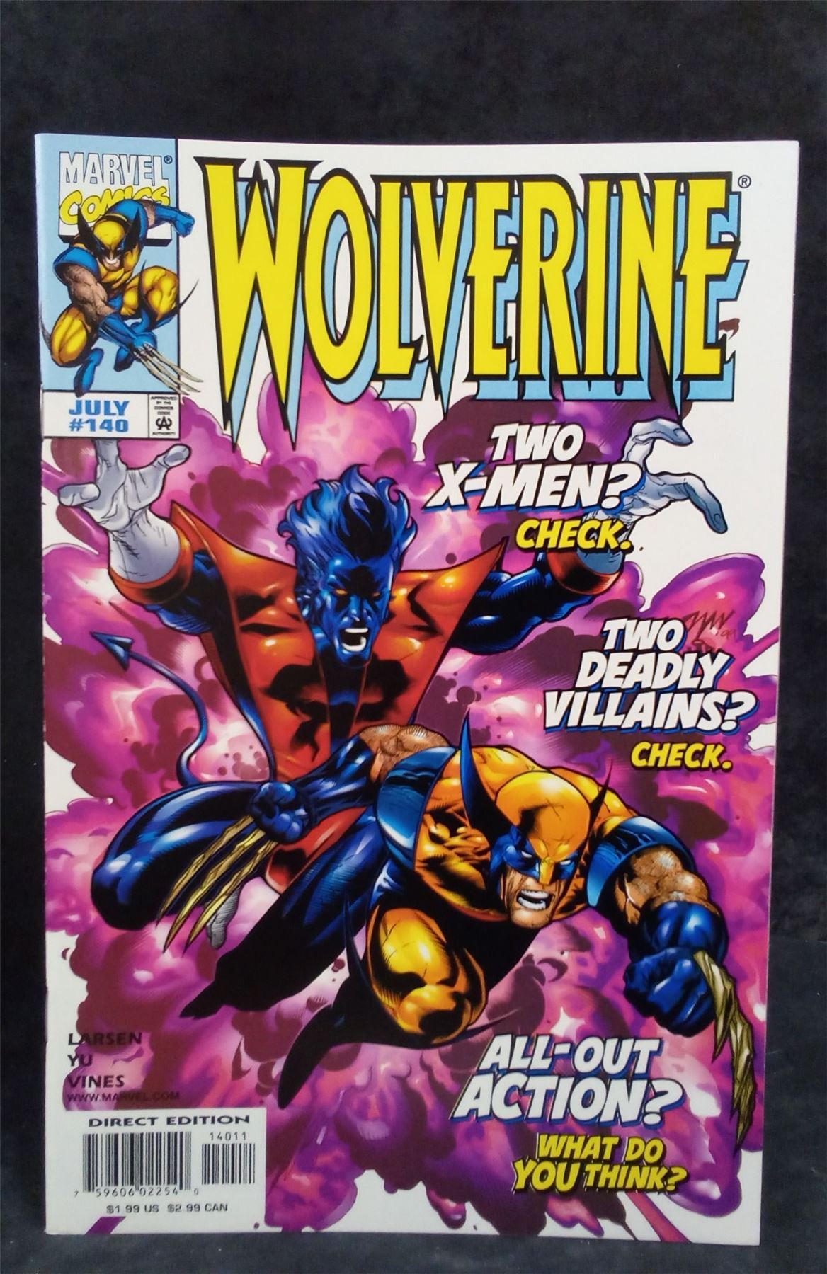 Wolverine #140 1999 Marvel Comics Comic Book