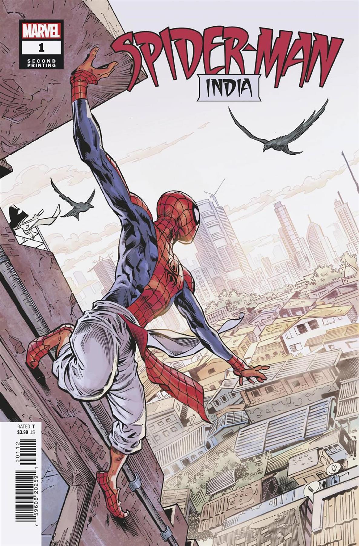 Spider-man India #1 (of 4) 2nd Ptg Abhishek Malsuni Var Marvel Prh Comic Book