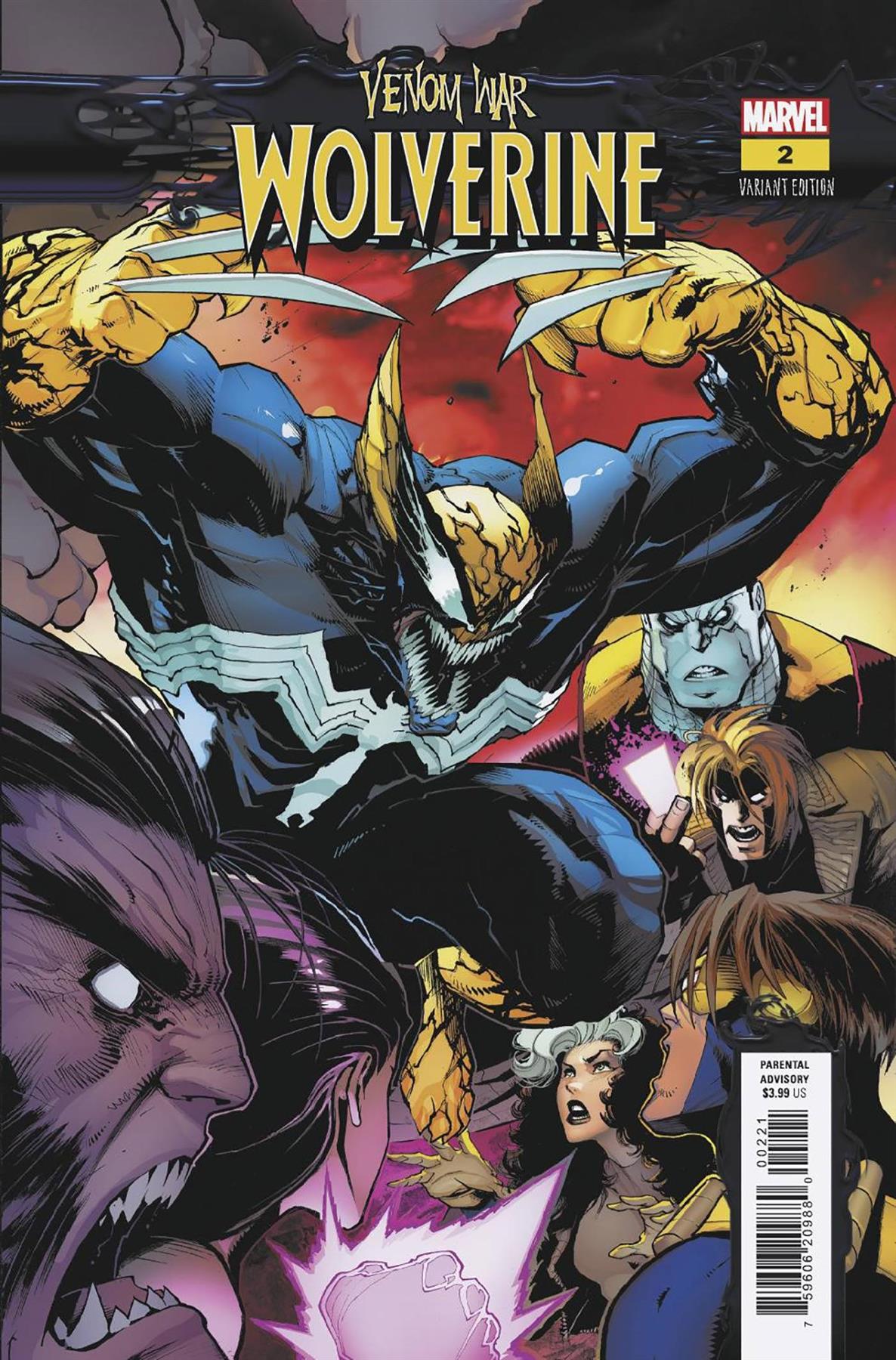 Venom War Wolverine #2 Gerardo Sandoval Var Marvel Prh Comic Book 2024