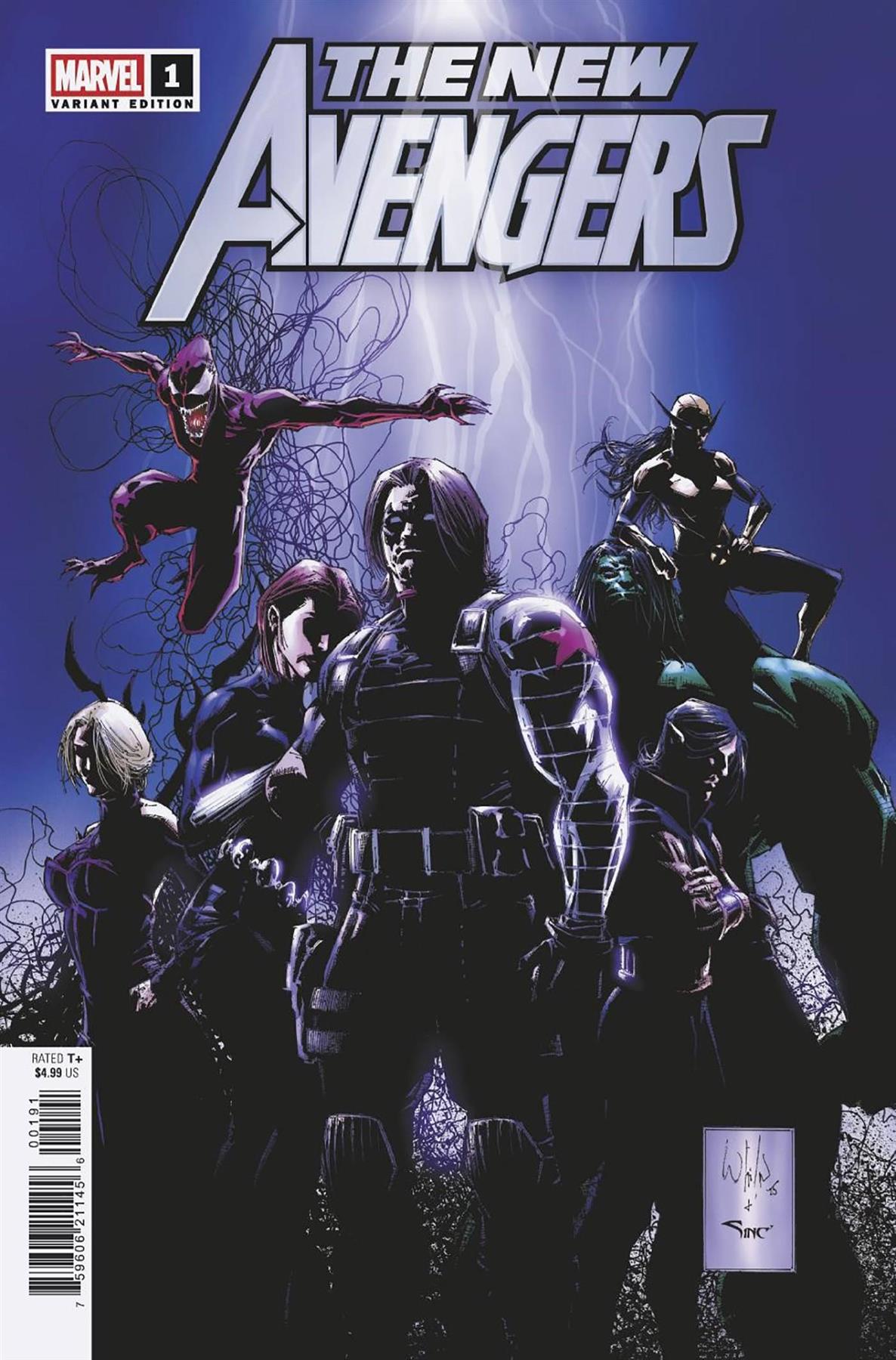 New Avengers #1 Whilce Portacio Spoiler Homage Var Whilce Portacio Spoiler Homage Var Marvel Prh Comic Book 2025