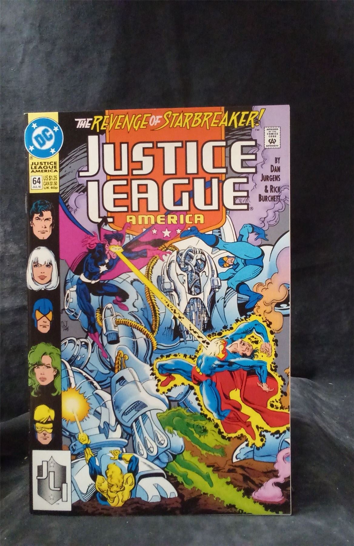 Justice League America #64 1992 DC Comics Comic Book