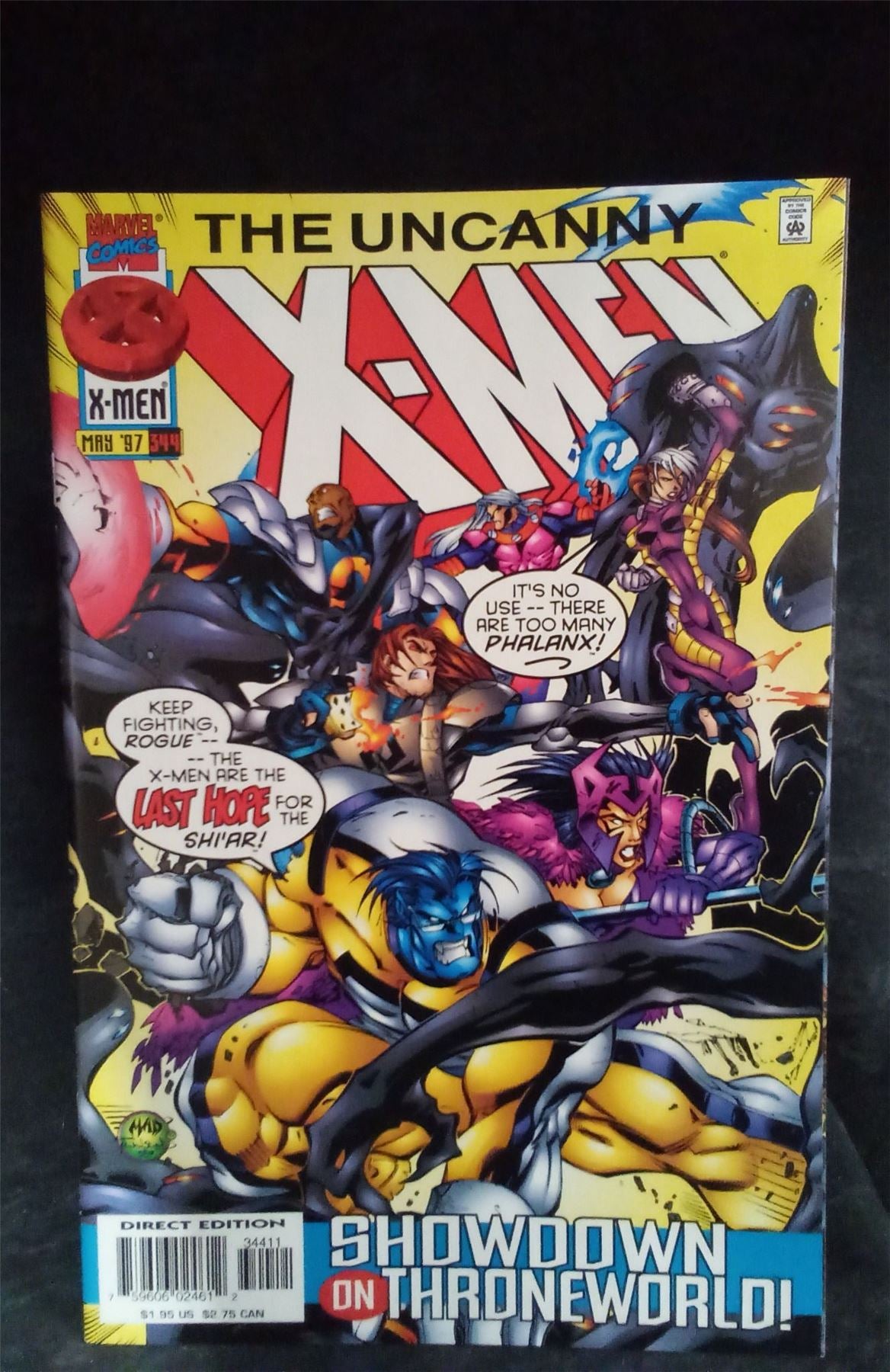 The Uncanny X-Men #344 1997 Marvel Comics Comic Book