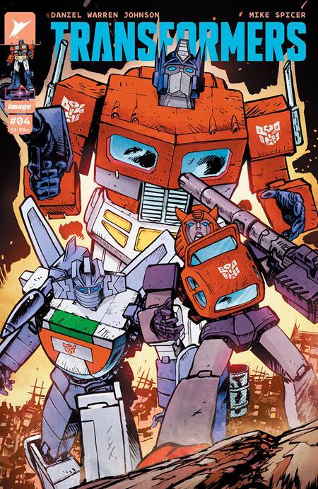 Transformers #4 Cvr A Daniel Warren Johnson & Mike Spicer Image Comics Comic Book
