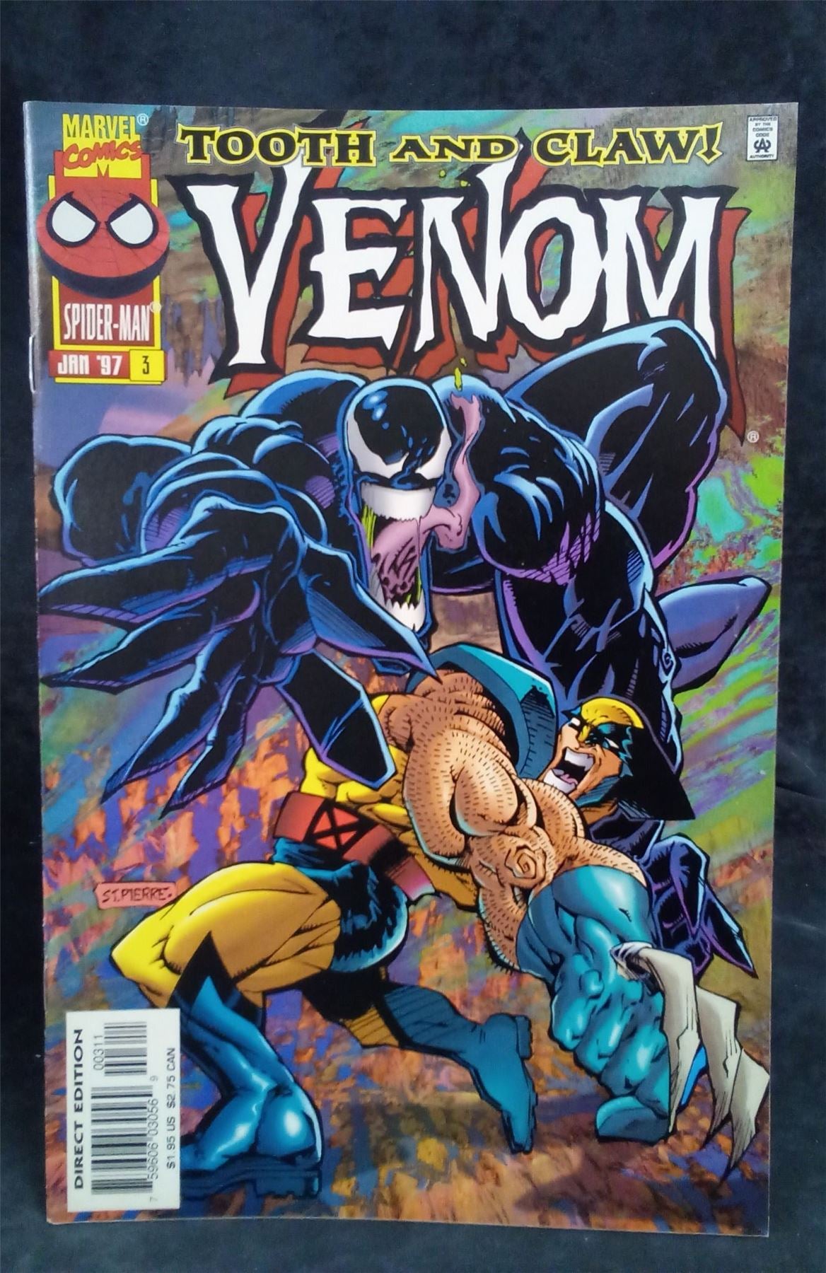 Venom: Tooth and Claw #3 1997 Marvel Comics Comic Book