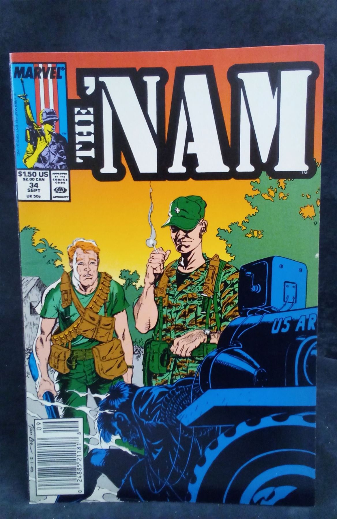 The 'Nam #34 1989 Marvel Comics Comic Book