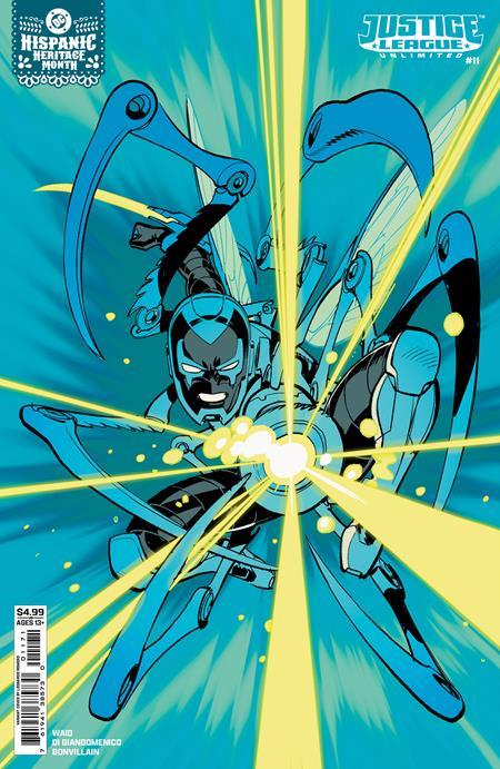 Justice League Unlimited #11 Cvr E Leonardo Romero Hispanic Heritage Month Blue Beetle Card Stock Var DC Comics Comic Book