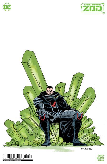 Kneel Before Zod #1 (of12) Cvr F Inc 1:50 Dan Mcdaid Card Stock Var DC Comics Comic Book