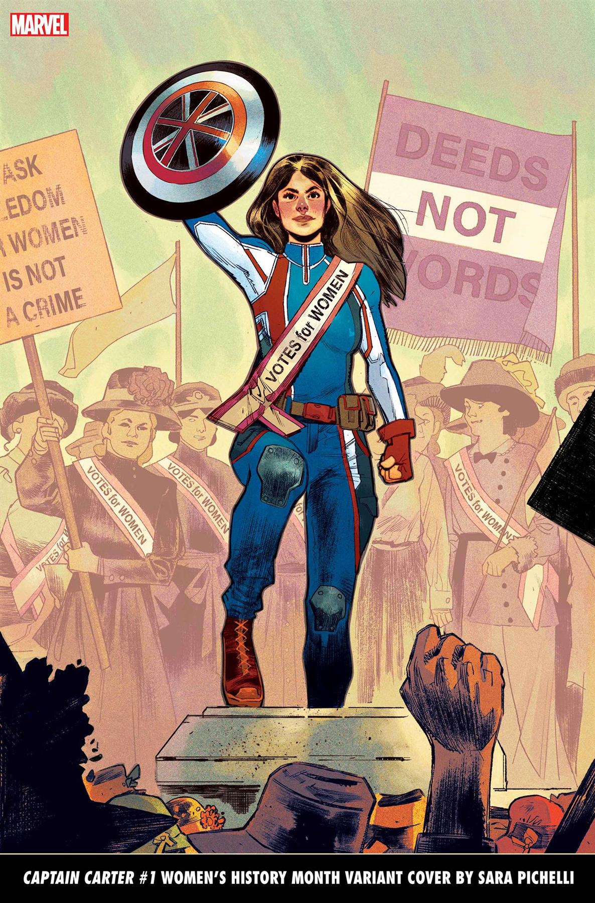 Captain Carter #1 (Pichelli Womens History Month Var) Marvel Prh Comic Book 2022