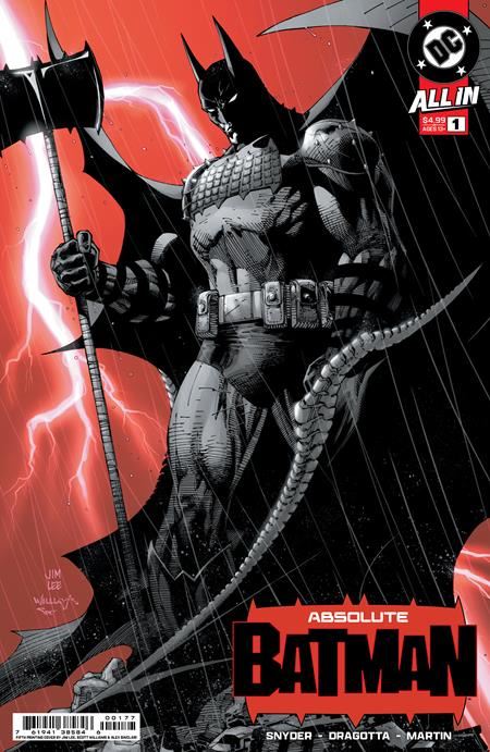 Absolute Batman #1 Fifth Printing Cvr A Jim Lee DC Comics Comic Book 2025