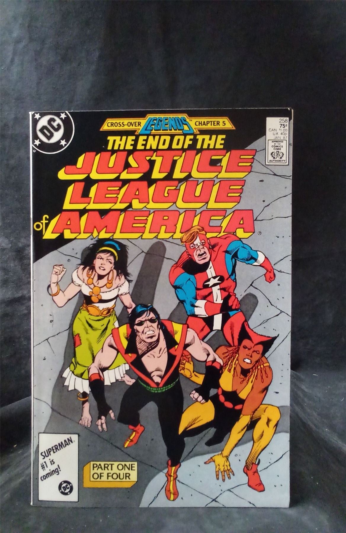 Justice League of America #258 1987 DC Comics Comic Book