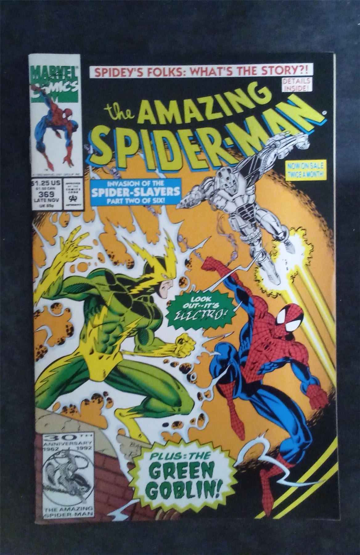 The Amazing Spider-Man #369 1992 marvel Comic Book