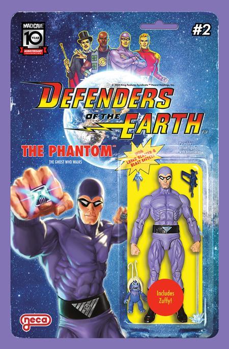 Defenders Of The Earth #2 Cvr B Djordje Djokovic Action Figure Var Mad Cave Studios Comic Book