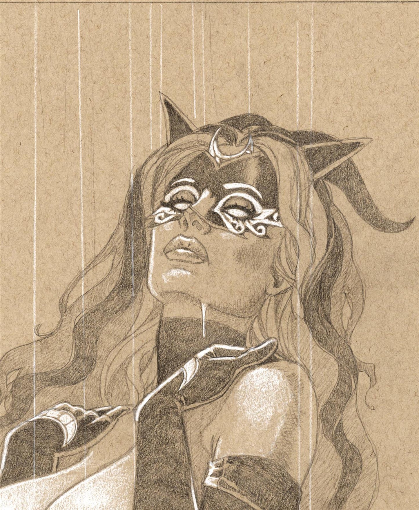 Tarot Witch Of The Black Rose #141 Dlx Tarot Art Print Ed (m Broadsword Comics Comic Book