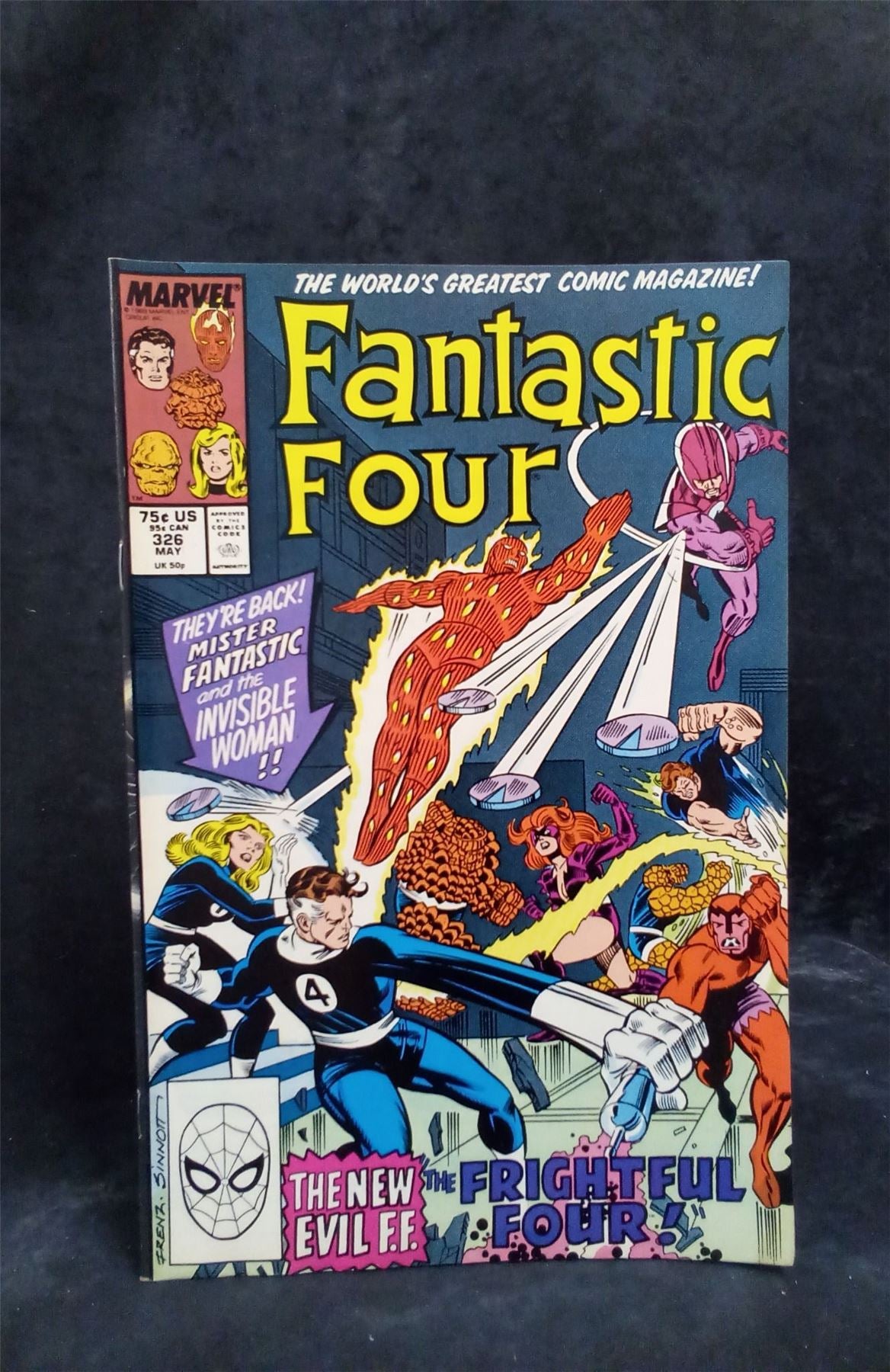 Fantastic Four #326 1989 Marvel Comics Comic Book