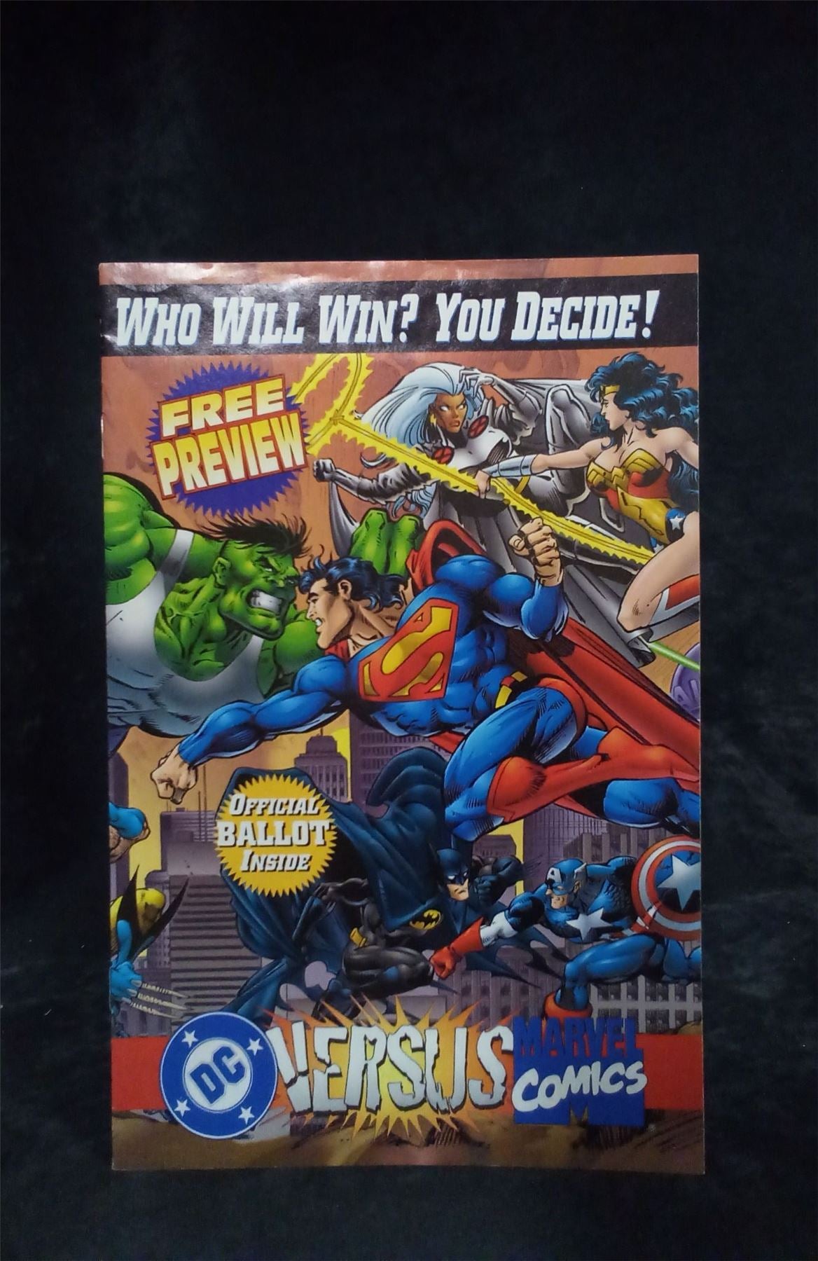 DC Versus Marvel Comics / Marvel Comics Versus DC Consumer Preview 1995 DC Comics Comic Book