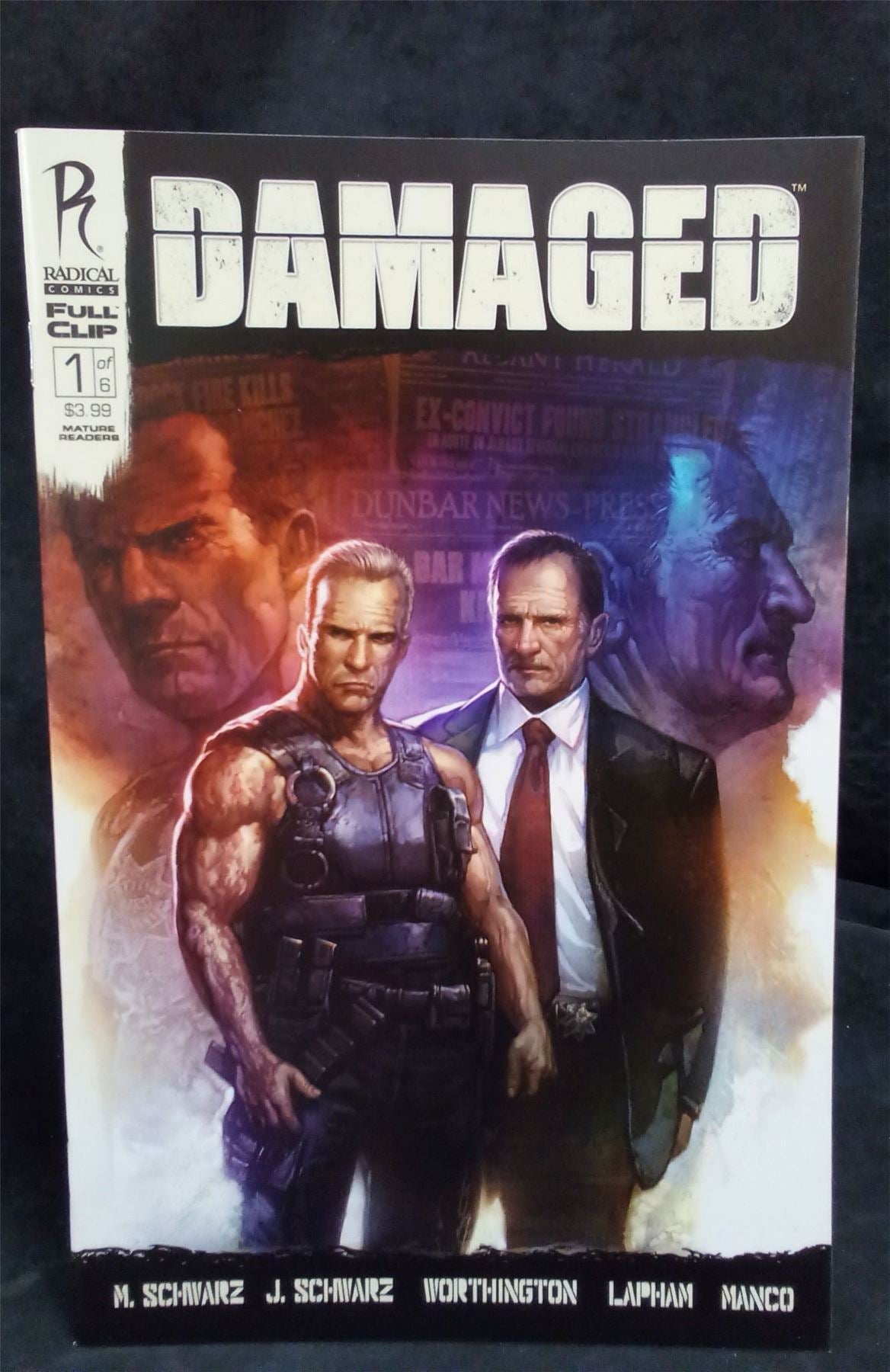 Damaged #1 Variant Cover 2011 Comic Book