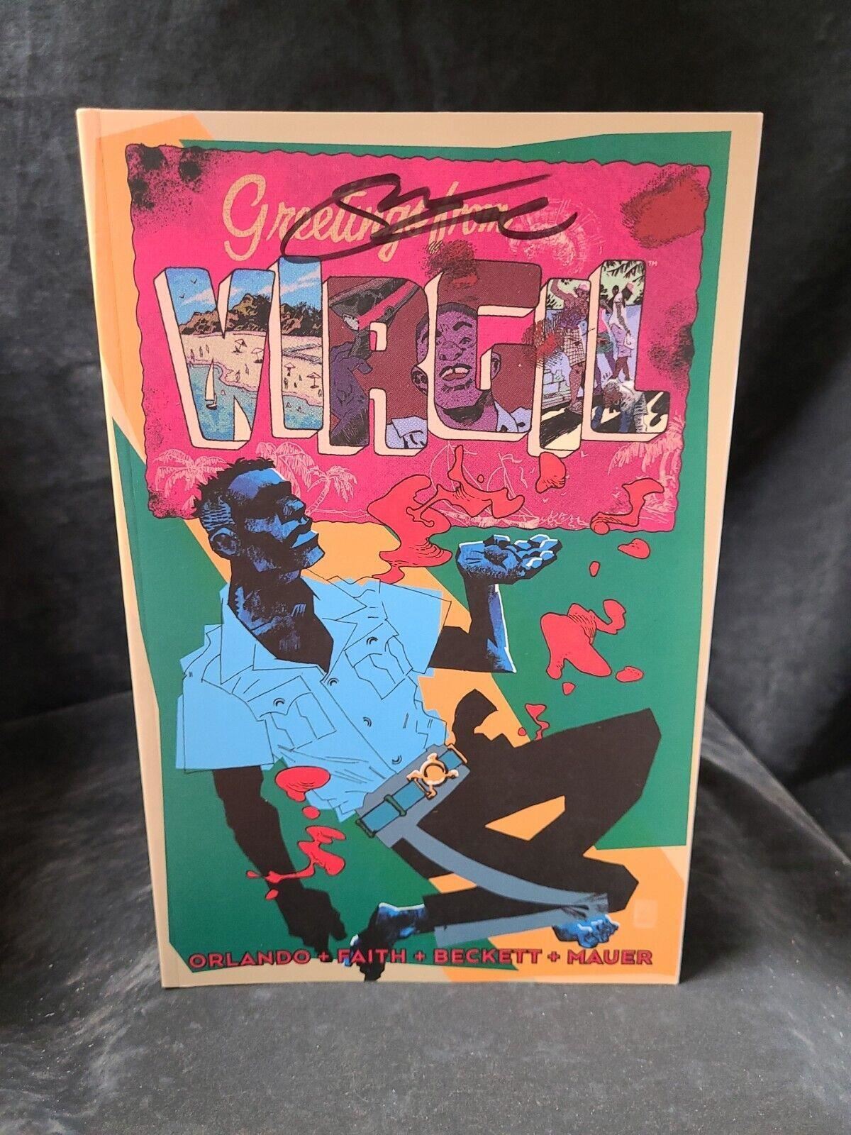 Virgil TPB (2015) Image Signed By Steve Orlando W/COA Comic Book