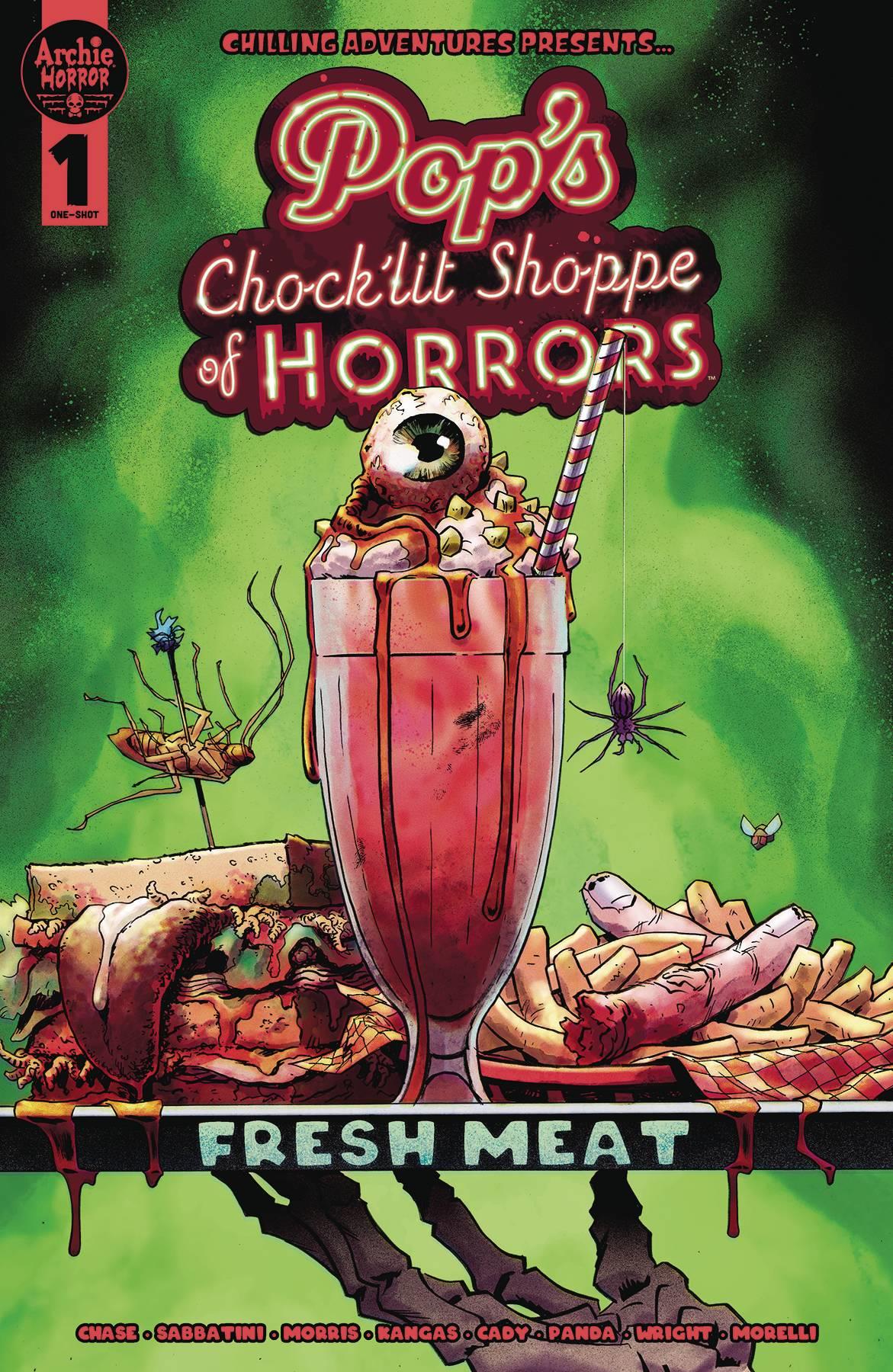 Pops Chocklit Shoppe Of Horrors Fresh Meat Cvr A Gorham Archie Comic Publications Comic Book