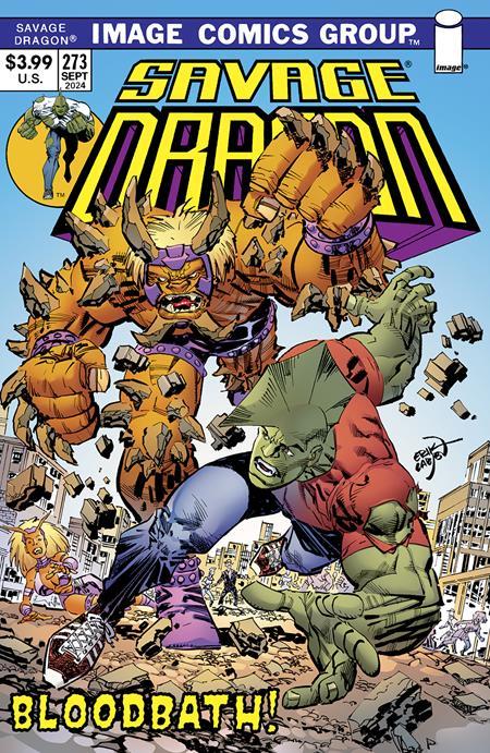 Savage Dragon #273 Cvr B Erik Larsen 70s Trade Dress Var (mr) Image Comics Comic Book