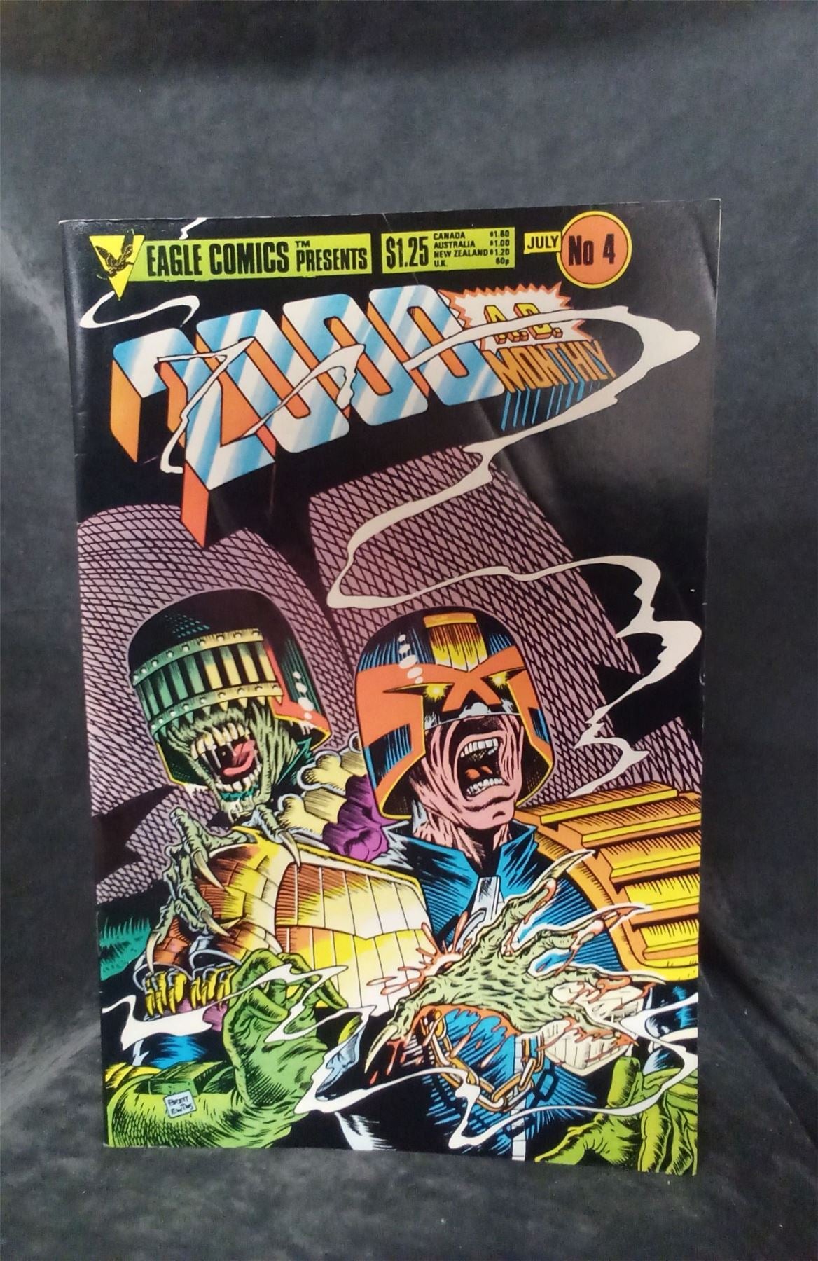 2000 A.D #4 1986 Comic Book