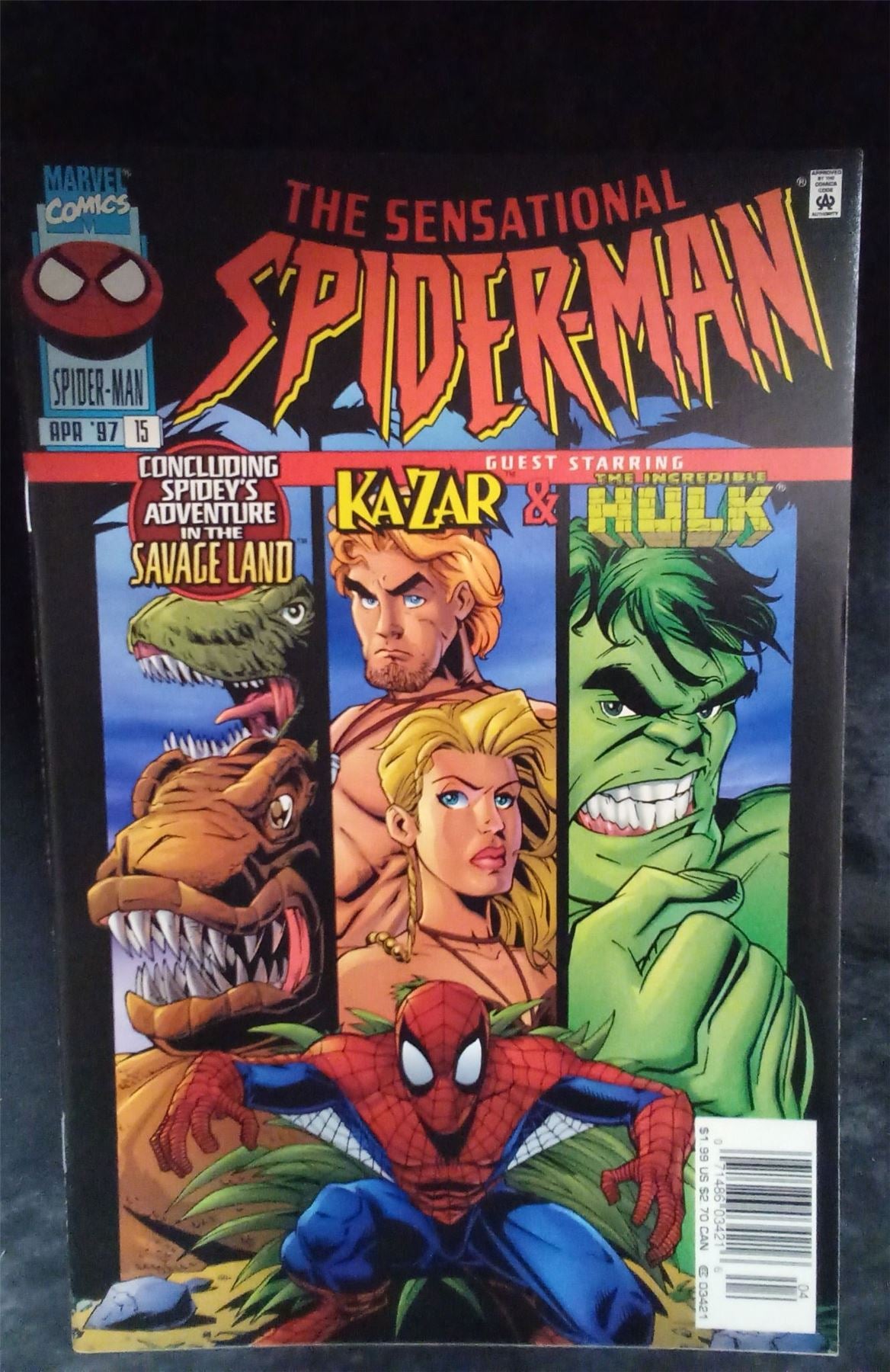 The Sensational Spider-Man #15 1997 Marvel Comics Comic Book