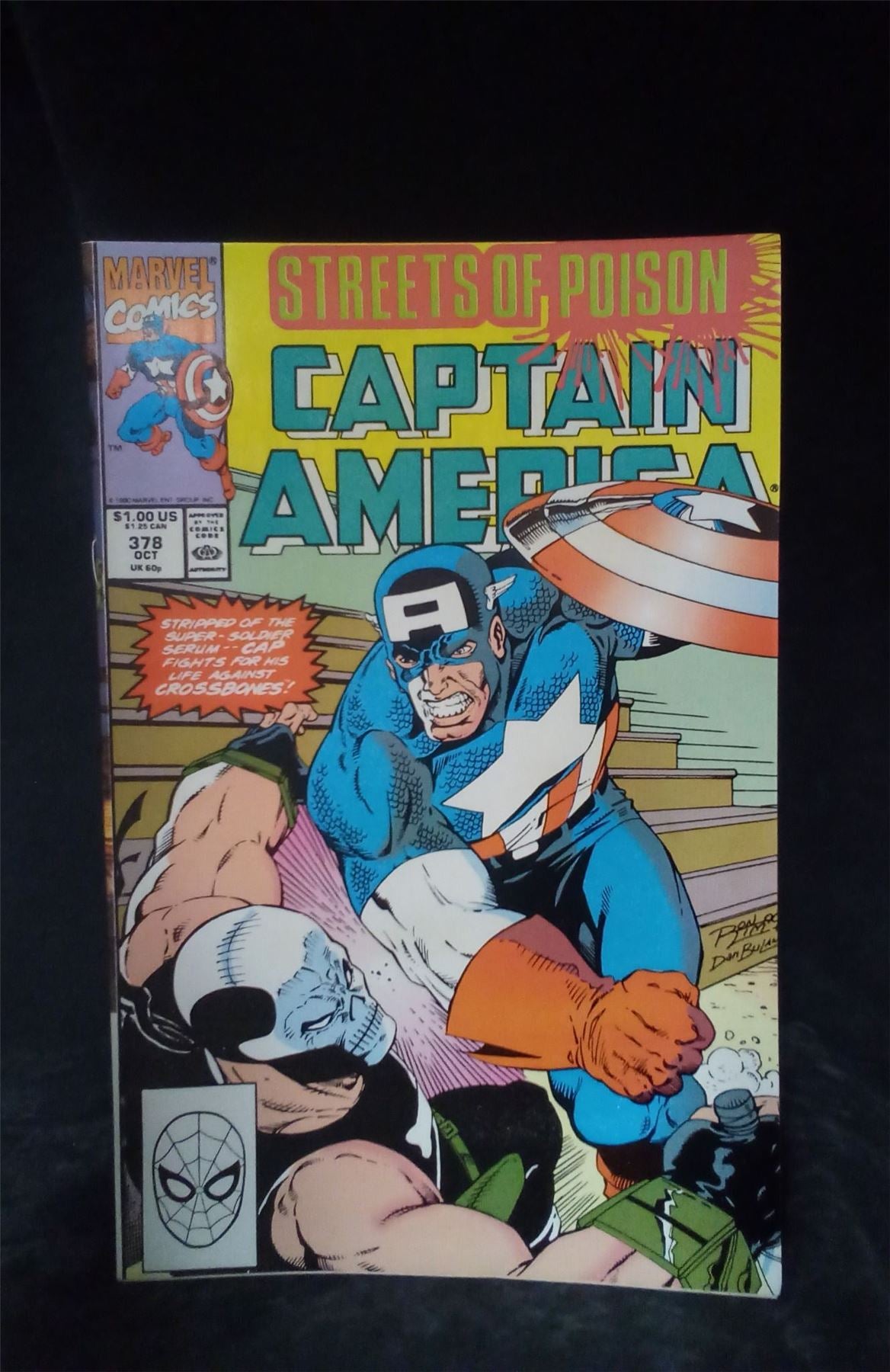 Captain America #378 1990 Marvel Comic Book