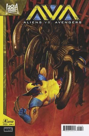 Aliens Vs Avengers #4 25 Copy Incv Em Gist Var Marvel Prh Comic Book 2025