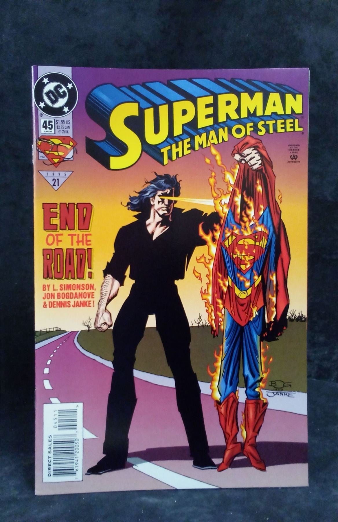 Superman: The Man of Steel #45 1995 DC Comics Comic Book