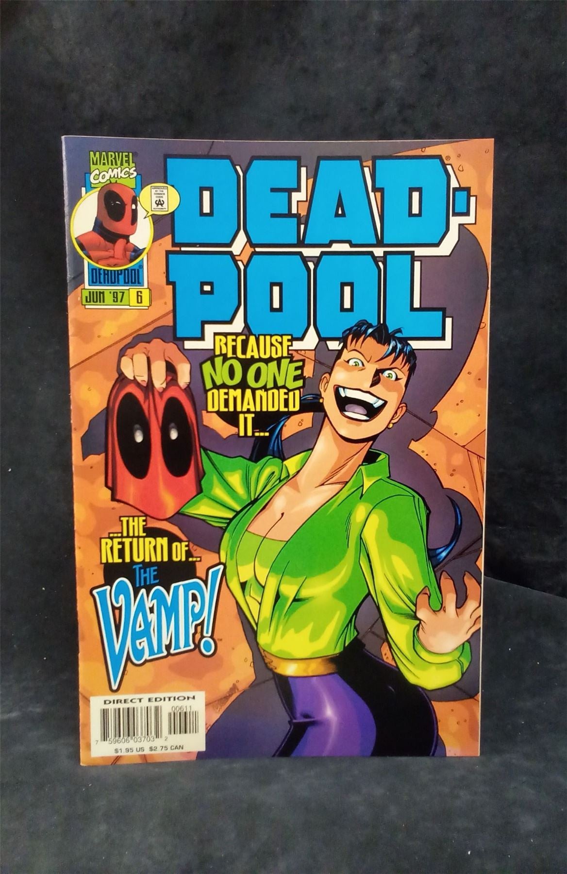 Deadpool #6 1997 Marvel Comic Book