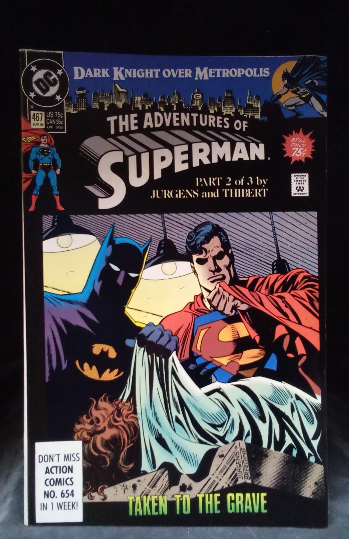 Adventures of Superman #467 1990 DC Comics Comic Book