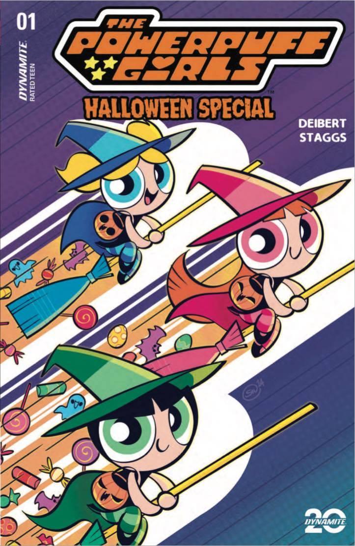 Powerpuff Girls Halloween Sp One Shot Cvr C De Ventura Dynamite Comic Book