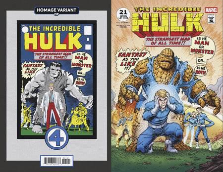 Incredible Hulk #21 Todd Nauck Fantastic Four Homage Var Todd Nauck Fantastic Four Homage Var Marvel Prh Comic Book 2025