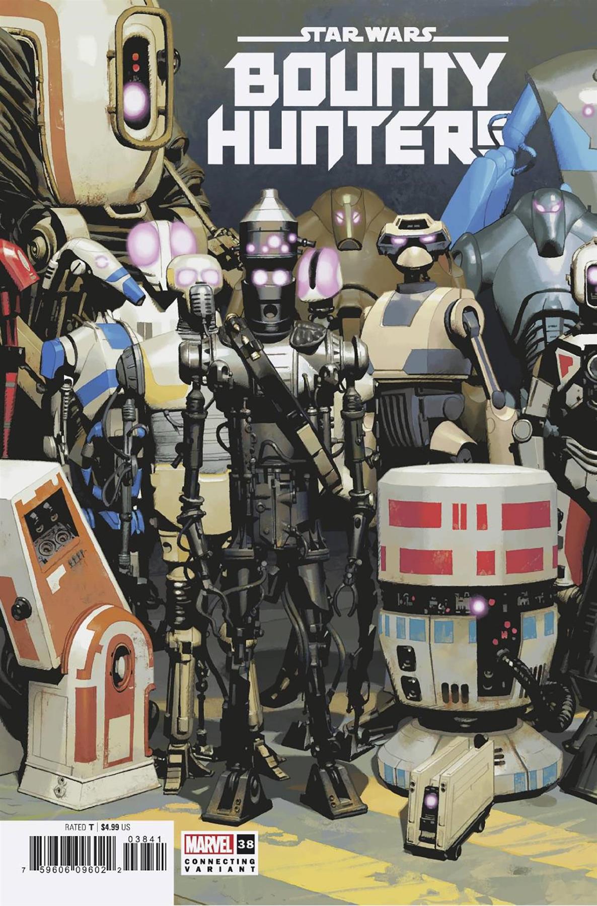 Star Wars Bounty Hunters #38 Casanovas Droids Connect Var (Casanovas Droids Connect Var) Marvel Prh Comic Book 2023