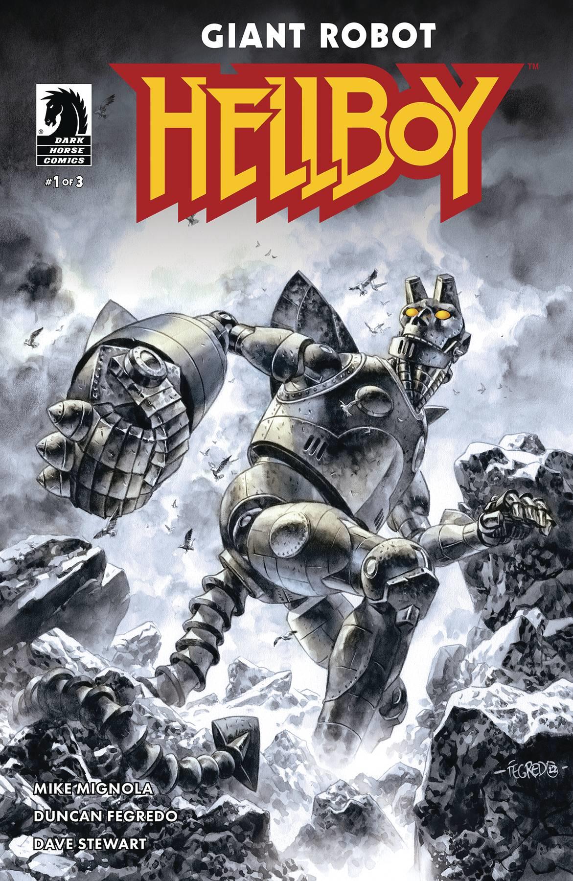 Giant Robot Hellboy #1 Cvr A Fegredo Dark Horse Prh Comic Book