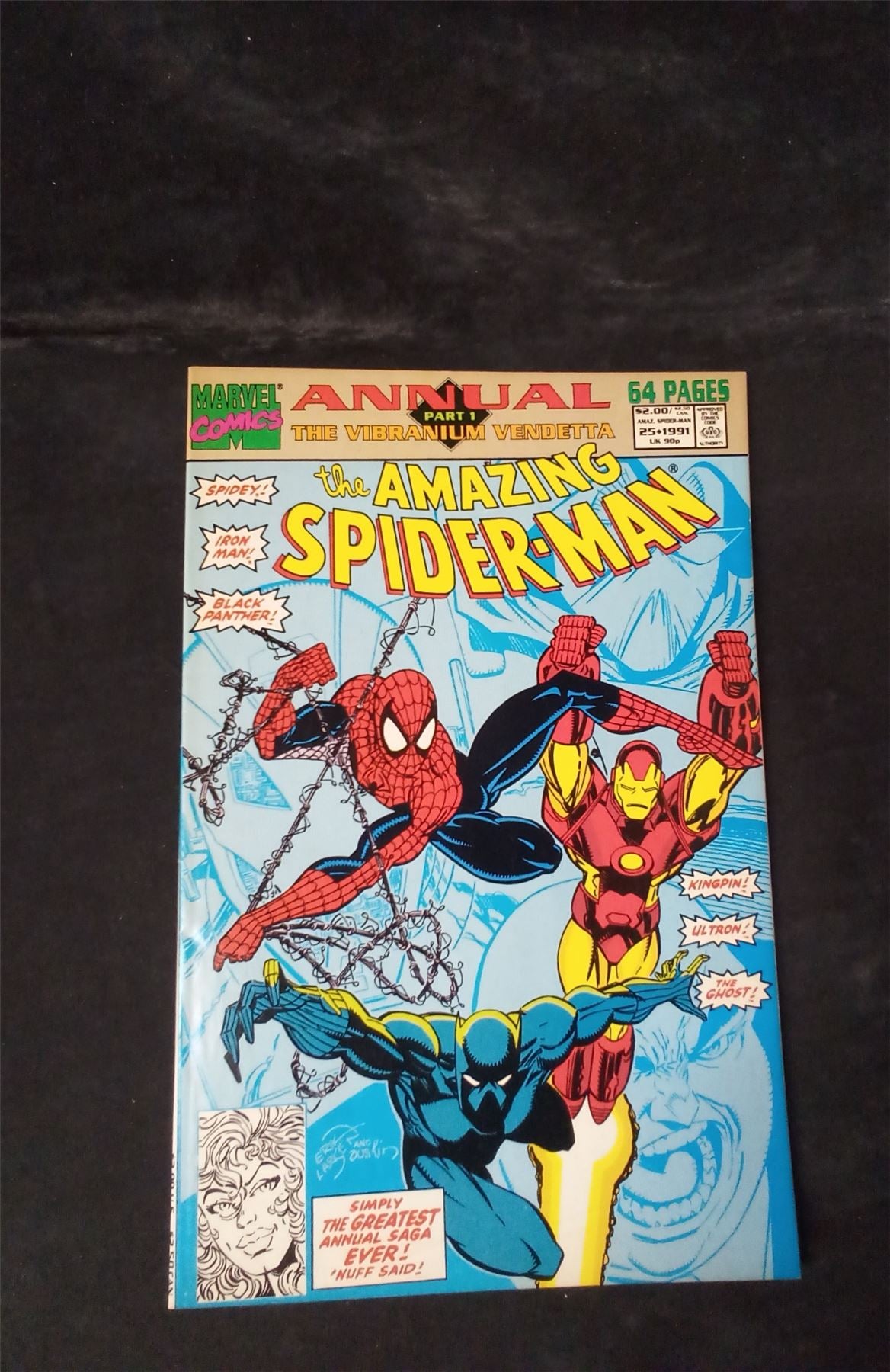 The Amazing Spider-Man Annual #25 Direct Edition 1991 marvel Comic Book