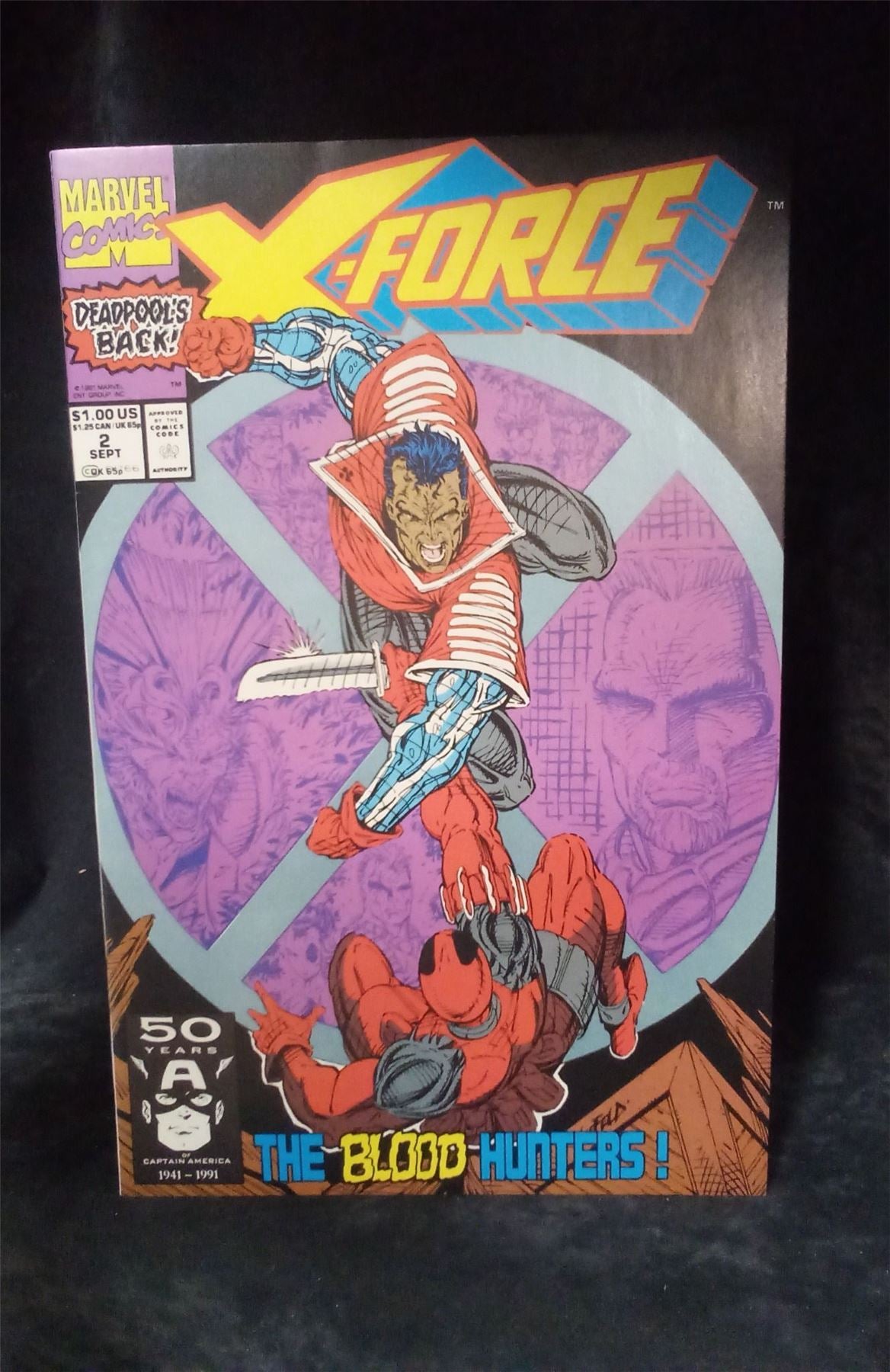 X-Force #2 Direct Edition 1991 Marvel Comics Comic Book