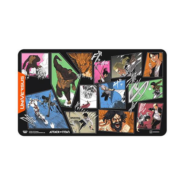 UniVersus CCG Attack on Titan Origins of Power The Second Act Playmat TCG By Jasco