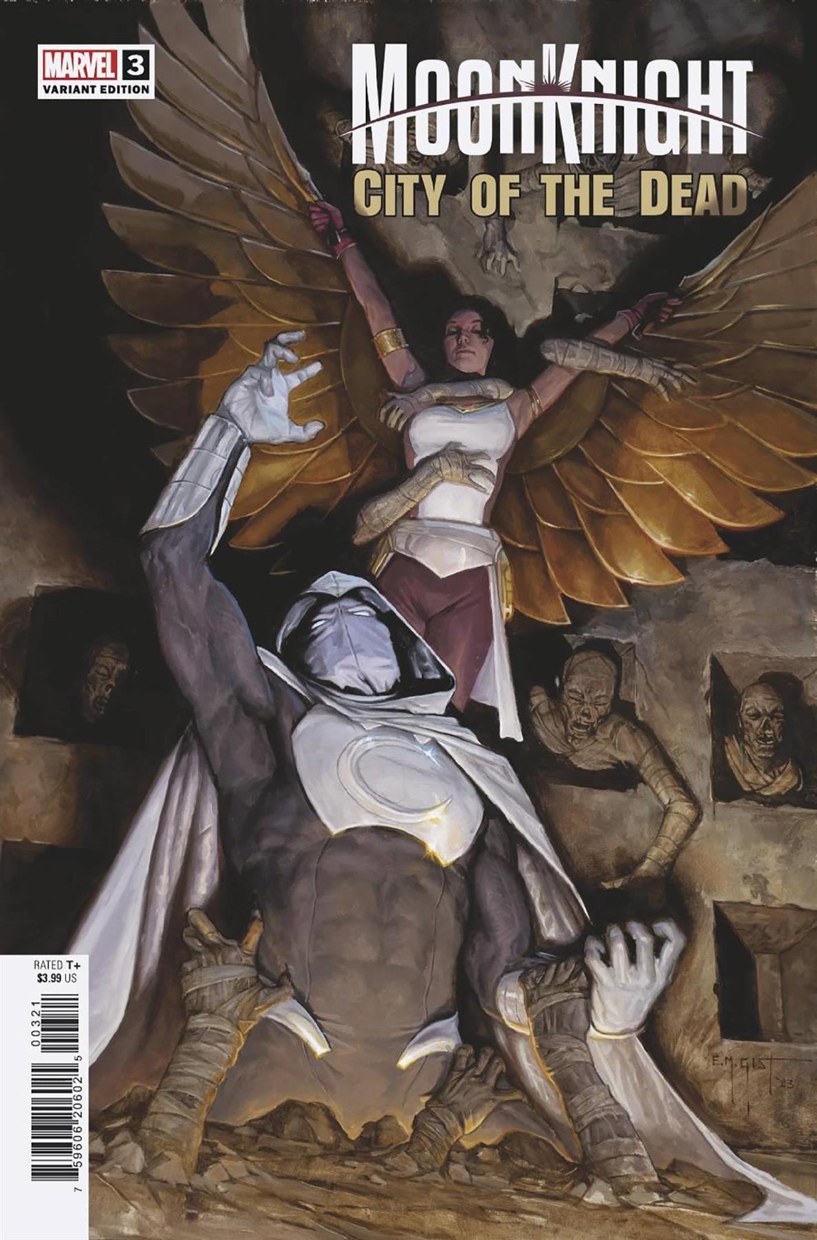 Moon Knight City Of The Dead #3 (Em Gist Var) Marvel Prh Comic Book 2023