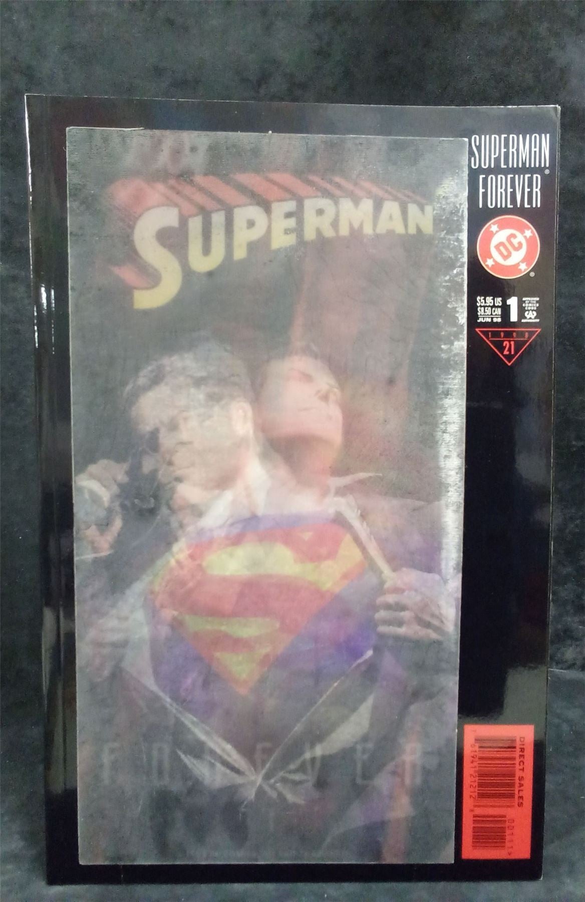 Superman Forever #1 Hologram Cover 1998 DC Comics Comic Book