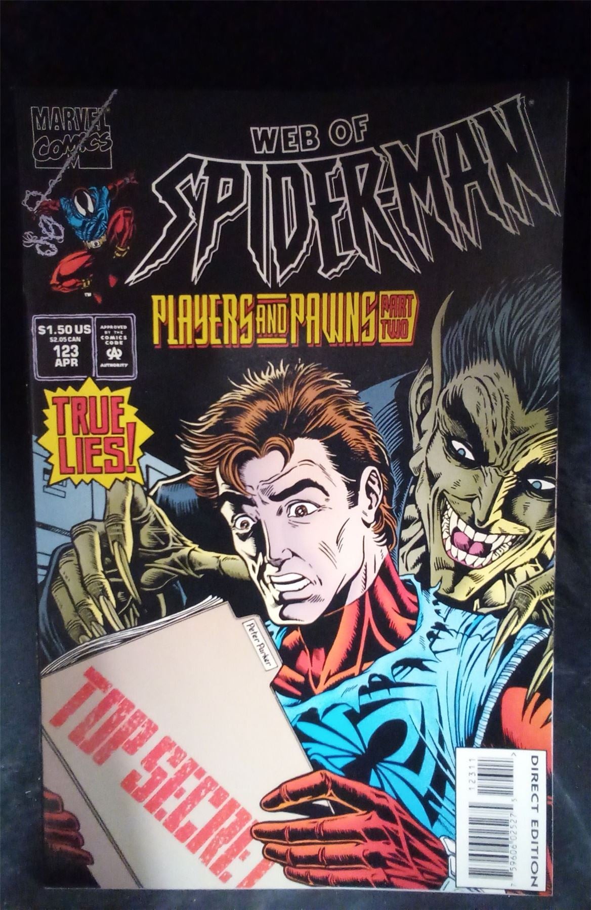 Web of Spider-Man #123 1995 Marvel Comics Comic Book