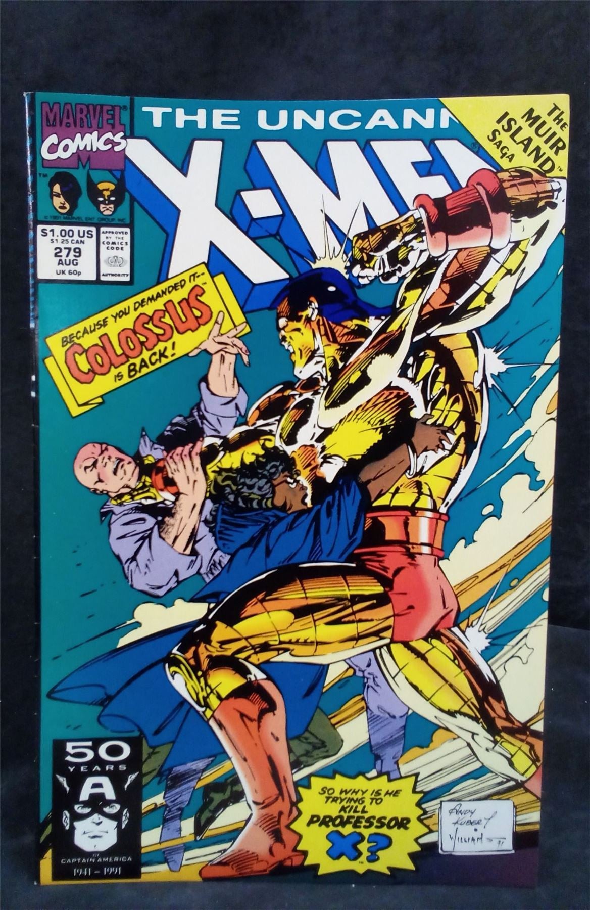 The Uncanny X Men #279 1991 Marvel Comics Comic Book