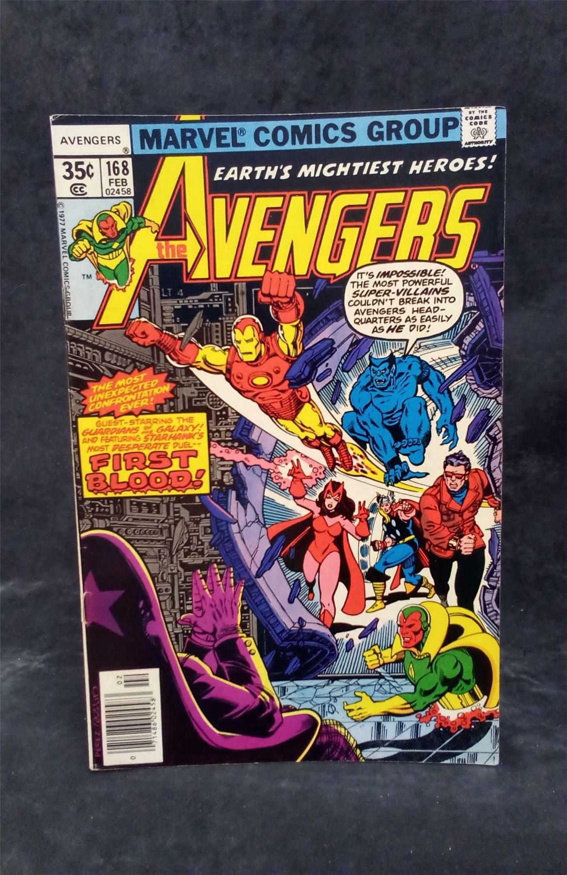 The Avengers #168 1978 Marvel Comics Comic Book