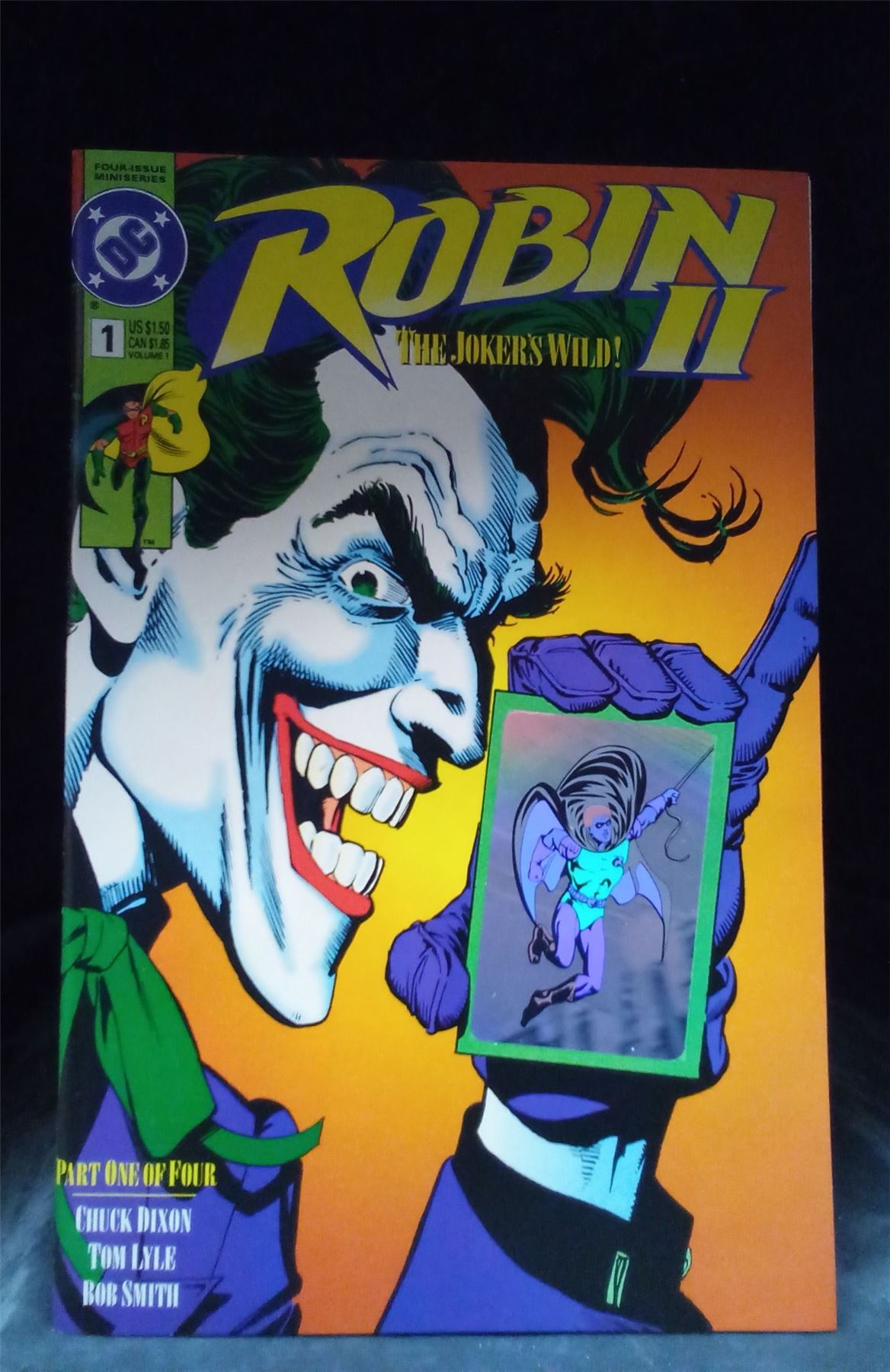 Robin II: The Joker's Wild! #1 Joker Close-Up Cover 1991 DC Comics Comic Book