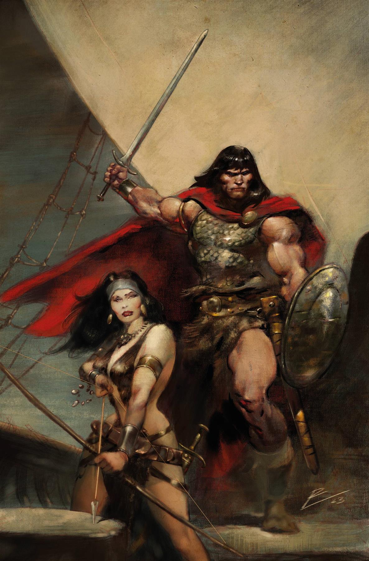 Conan Barbarian #5 Foc Torre Virgin (mr) Titan Comics Comic Book